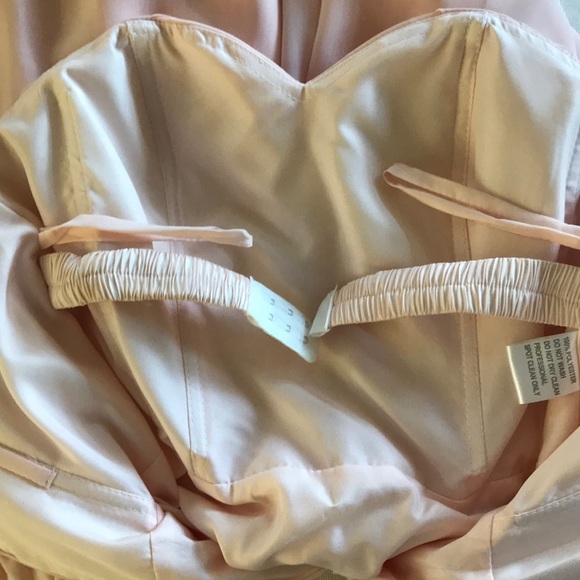 Pink Chiffon Maxi Bridesmaid Dress - Picture 4 of 4